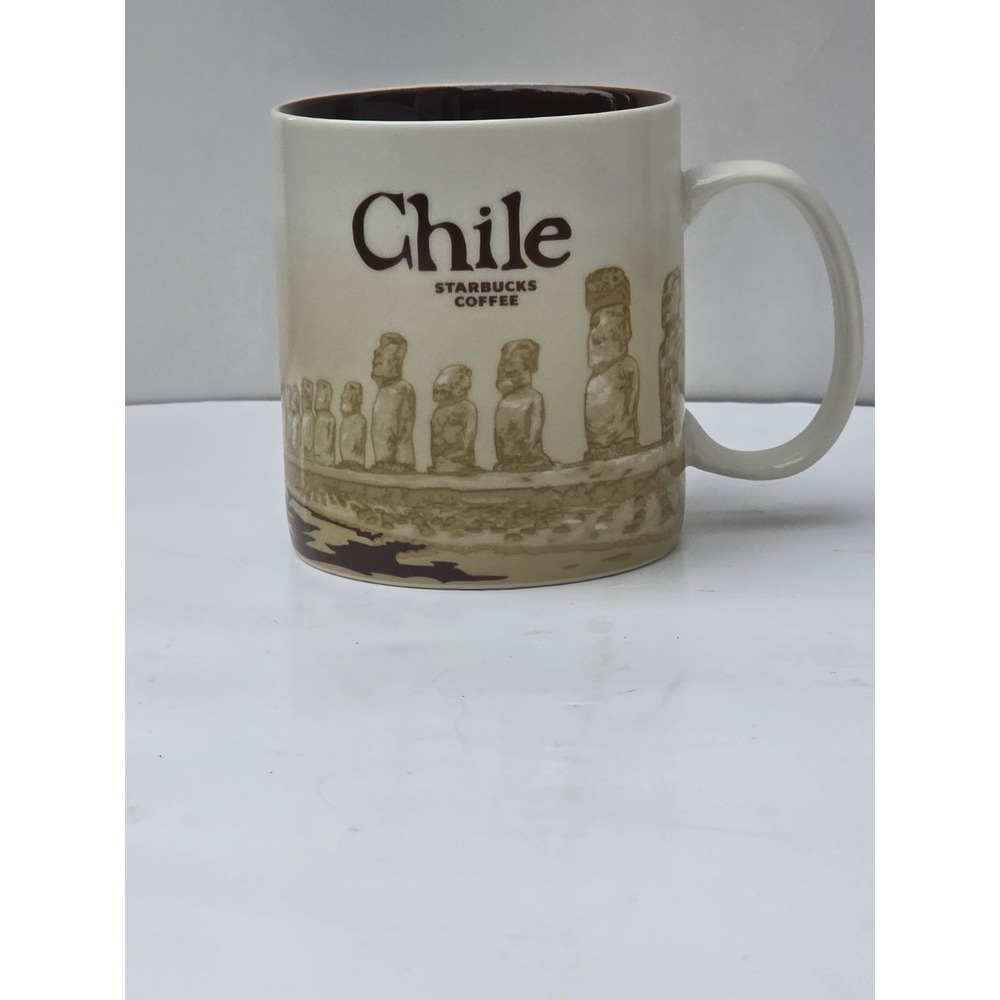 Starbucks Mug Chile Global Icon Collector Series Discontinued 16oz Coffee Tea
